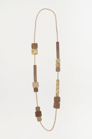 Vedoris necklace in brass FL Private Collection