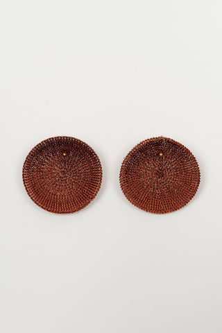 Virea tile mesh earrings