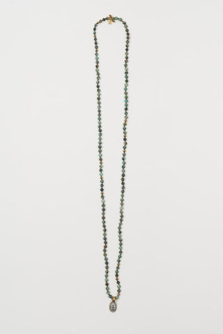 Collar Zenvy turquesa