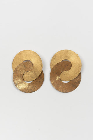 Pendientes Isela dorado FL Private Collection