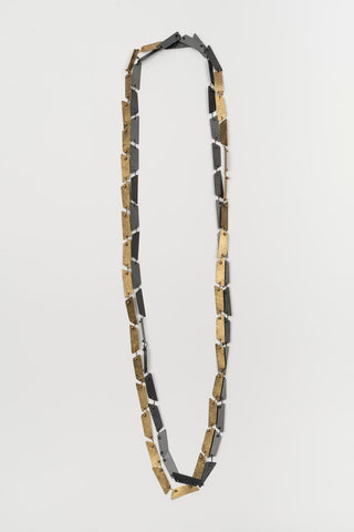 Velmoro necklace in brass and anthracite FL Private Collection