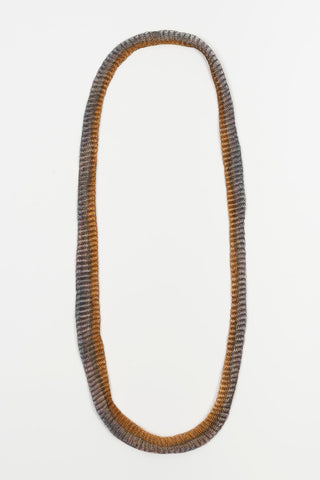 Gold and gunmetal Ciren necklace