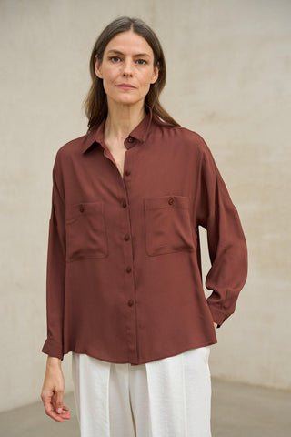 Camisa Arlen marrón