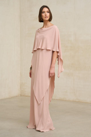 Vestido Kaedryn, rosa antigo