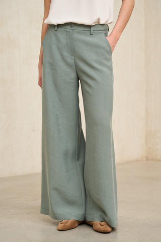 Pantalón Lysel verde salvia
