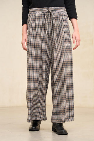 Elvar micro gingham trousers