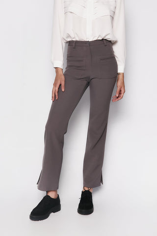 Pantalón Aure topo oscuro