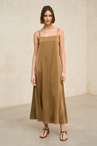 Vestido de camelo Odine