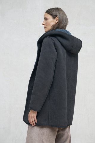 Abrigo Sirmione reversible marino