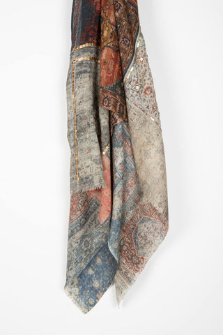 Ivrea patchwork scarf