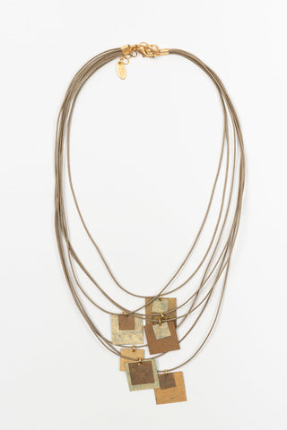 FL Private Collection multi-strand Lira necklace