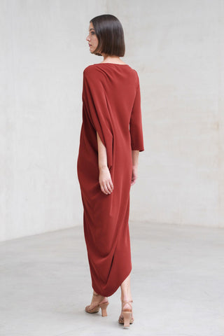 Vestido Amanda cereza