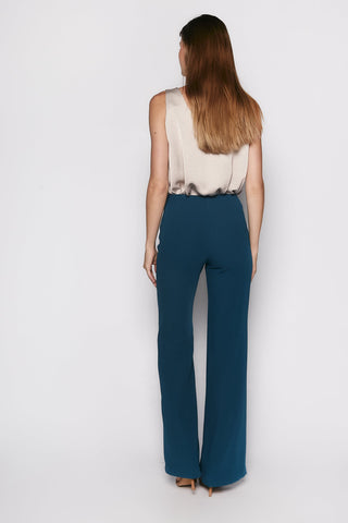 PANTALON PALAZZO PETROLEO