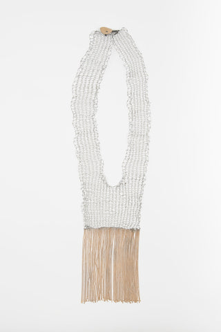 COLLAR PRIVATE MALLA CADENAS ORO VIEJO