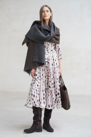 VESTIDO MIDI ESTAMPADO