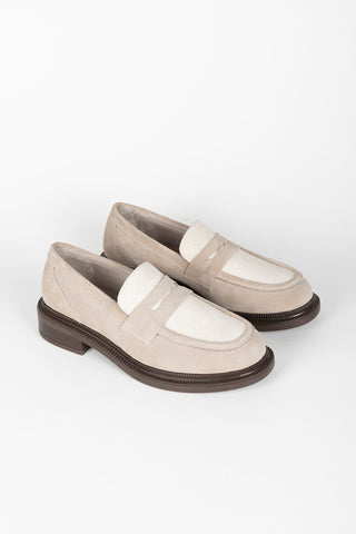 ZAPATO BEIGE BLANCO