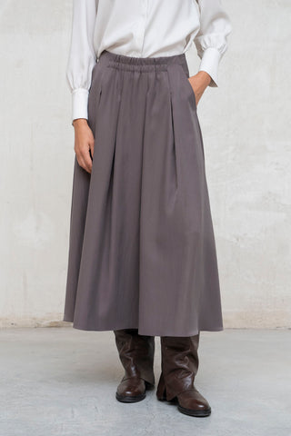 FALDA VOLUMEN MARRON