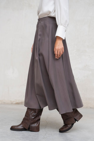 FALDA VOLUMEN MARRON