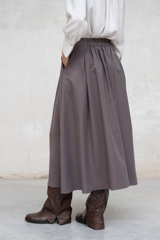 FALDA VOLUMEN MARRON