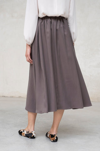 FALDA VOLUMEN MARRON