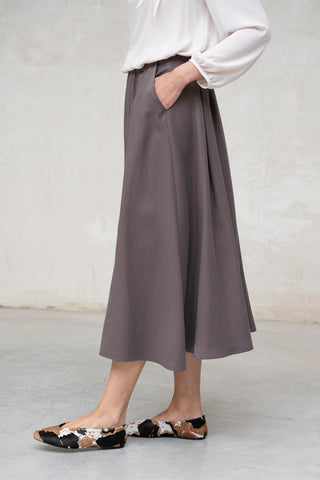 FALDA VOLUMEN MARRON