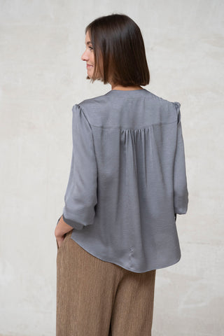 CAMISA CUELLO CAJA GRIS MEDIO