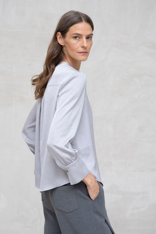 CAMISA CUELLO CAJA GRIS PERLA