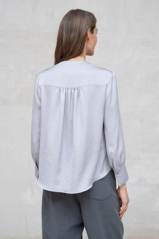 CAMISA CUELLO CAJA GRIS PERLA