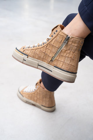 ZAPATILLAS REBECA WHITE CAMEL