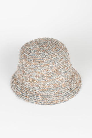 GORRO PUNTO JASPEADO GRISES