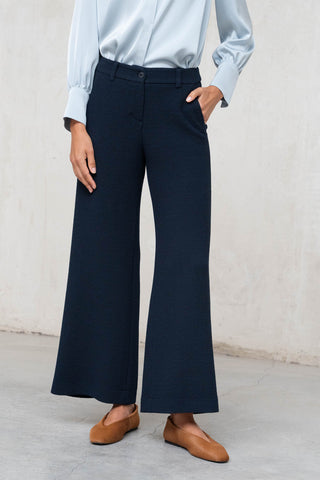 PANTALÓN RECTO AZUL MARINO