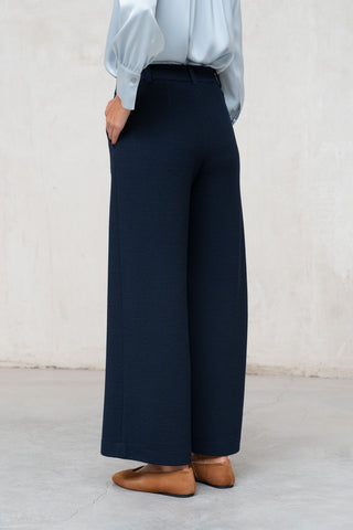 PANTALÓN RECTO AZUL MARINO