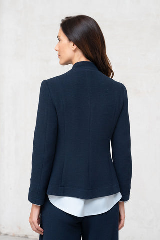 CHAQUETA CUELLO MAO AZUL MARINO