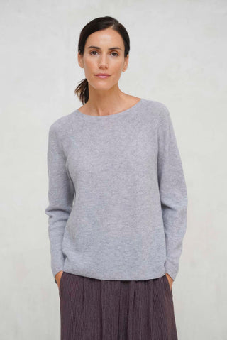 JERSEY CASHMERE Y SEDA GRIS