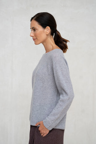 JERSEY CASHMERE Y SEDA GRIS