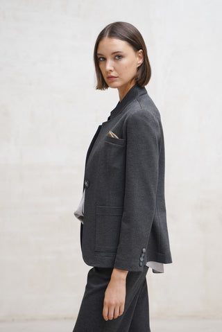 CHAQUETA FERRARA MASCULINA GRIS OSCURO