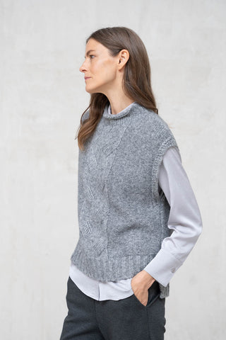 CHALECO ANCONA AMPLIO GRIS