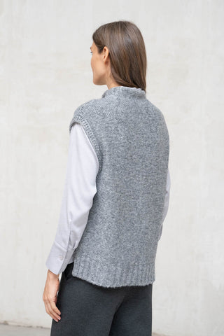 CHALECO ANCONA AMPLIO GRIS