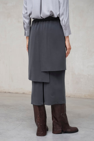 FALDA CHIAVARI SOBRECAPAS GRIS 