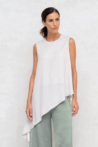 TOP PORTIFINO ASIMÉTRICA SIN MANGA