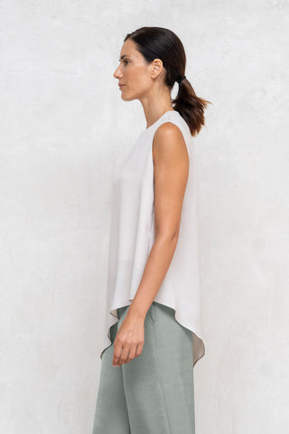 TOP PORTIFINO ASIMÉTRICA SIN MANGA