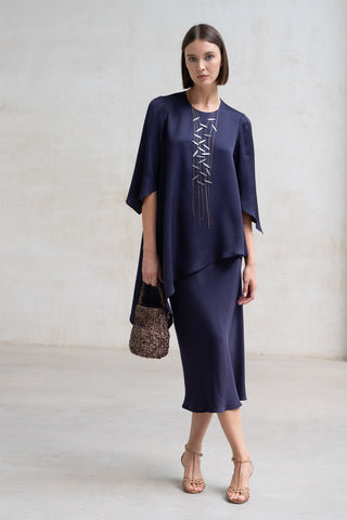 FALDA CAPRI BIES MARINO