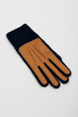 GUANTES LANA Y CASHMERE MARINO Y HAZEL