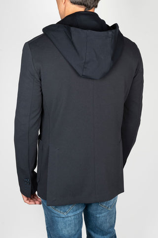 AMERICANA HOMBRE AZUL CAPUCHA