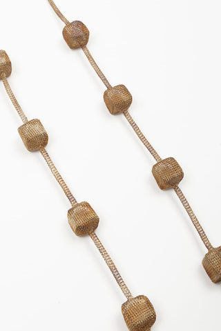 COLLAR MALLA TORNASOLADO CLARO