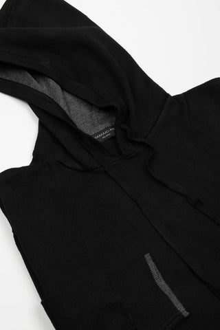 SUDADERA HAMAKI NEGRO CAPUCHA