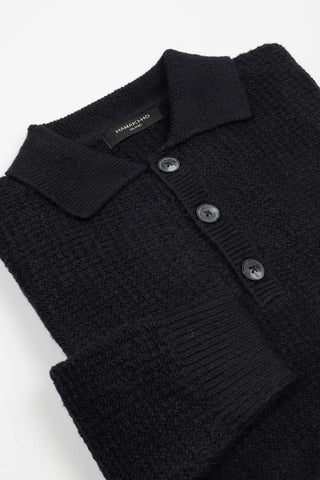 JERSEY BOTONES PUNTO HAMAKI AZUL