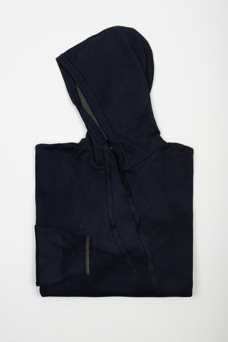 SUDADERA HAMAKI AZUL CAPUCHA