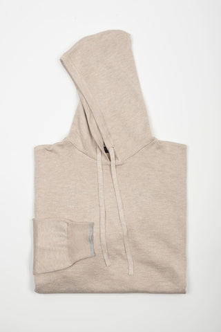 SUDADERA HAMAKI BEIGE CAPUCHA