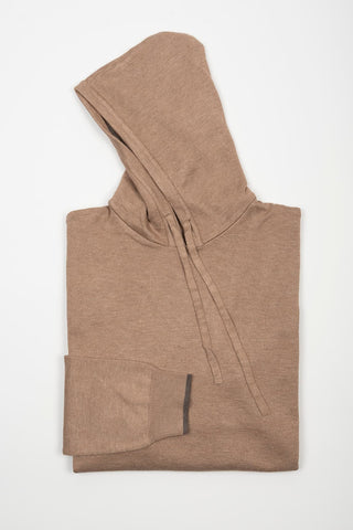 SUDADERA HAMAKI CAMEL CAPUCHA